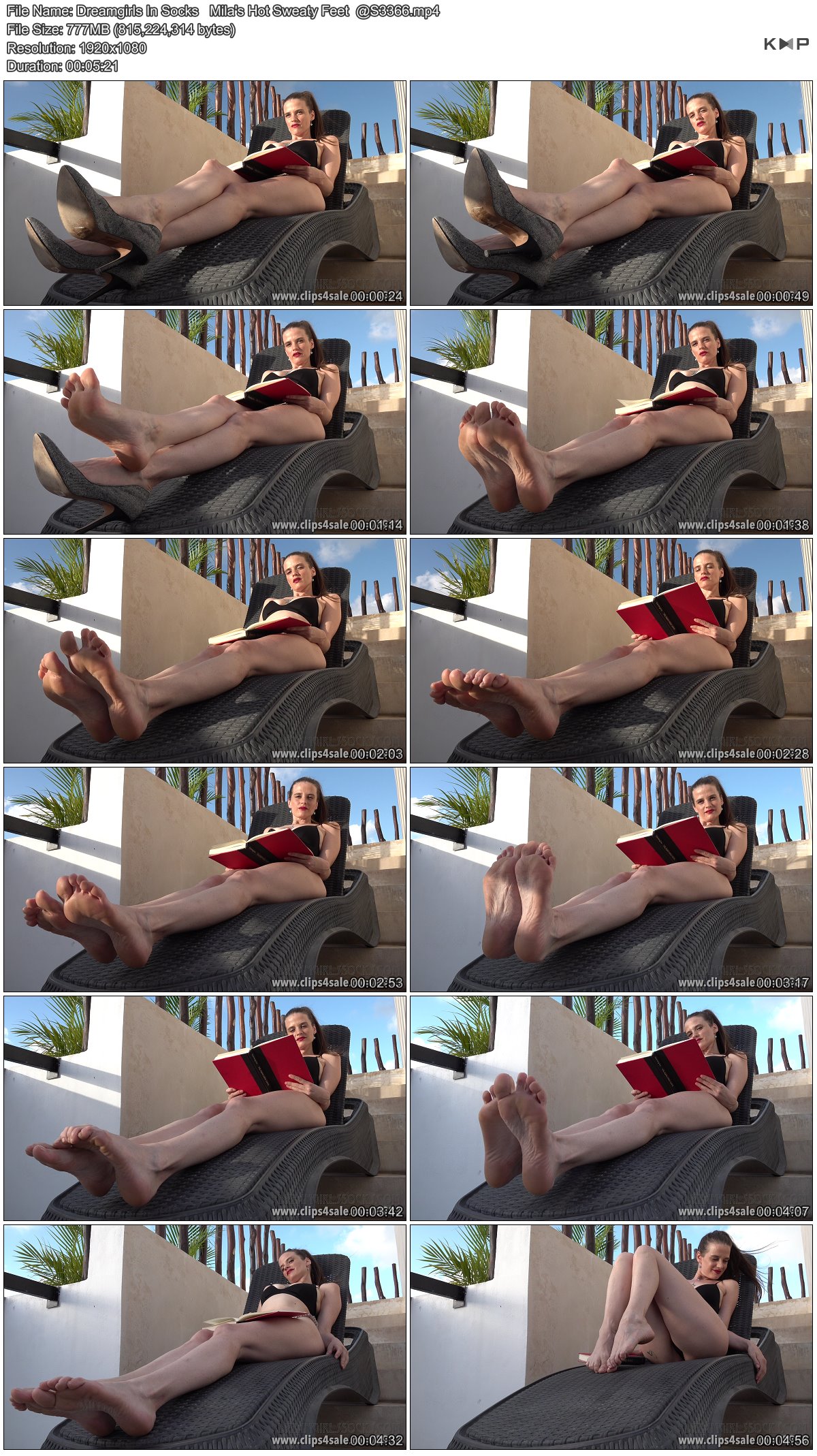 Dreamgirls In Socks   Mila's Hot Sweaty Feet  @S3366.JPG