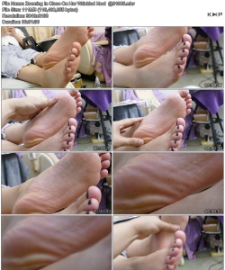 Zooming In Close On Her Wrinkled Heel